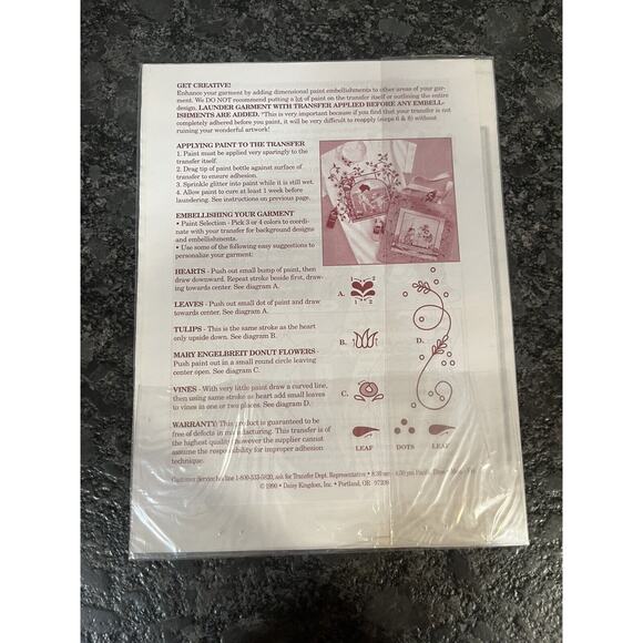 Lot of 4 Vtg Iron-On Transfers + 7-Pk Blank Inkjet Iron-On Print&Transfer Paper - Picture 5 of 11